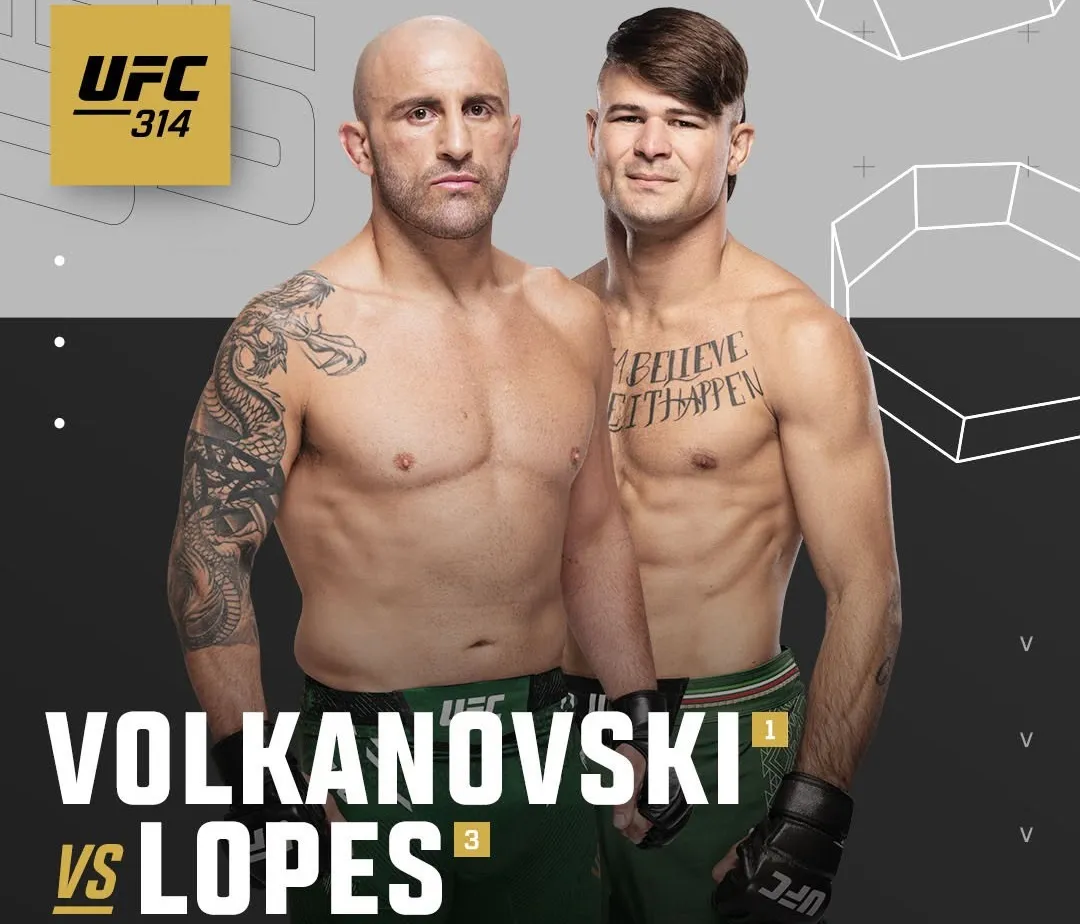 Luta Principal: Alexander Volkanovski vs. Diego Lopes